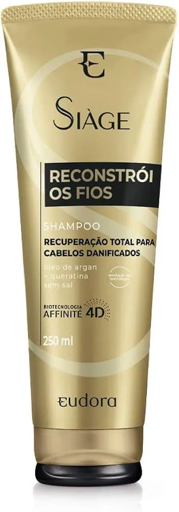 Imagem de Shampoo Eudora Siàge Reconstrói os Fios 250ml