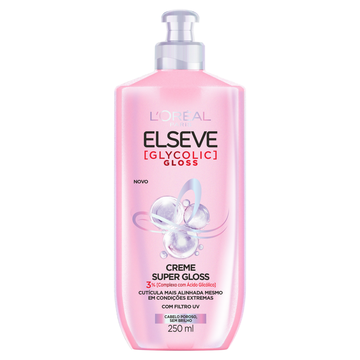 Imagem de Creme de Pentear Elseve Glycolic Gloss 250ml