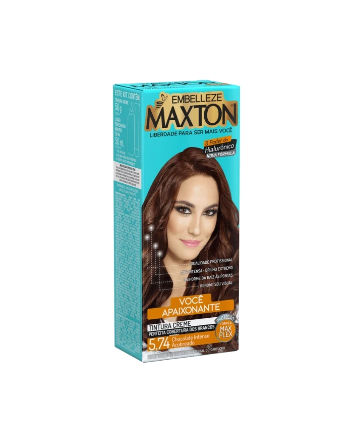 Imagem de Tintura Maxton 5.74 Chocolate Intenso Acobreado