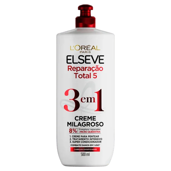 Imagem de Creme de Pentear Elseve Reparação Total 5 500ml
