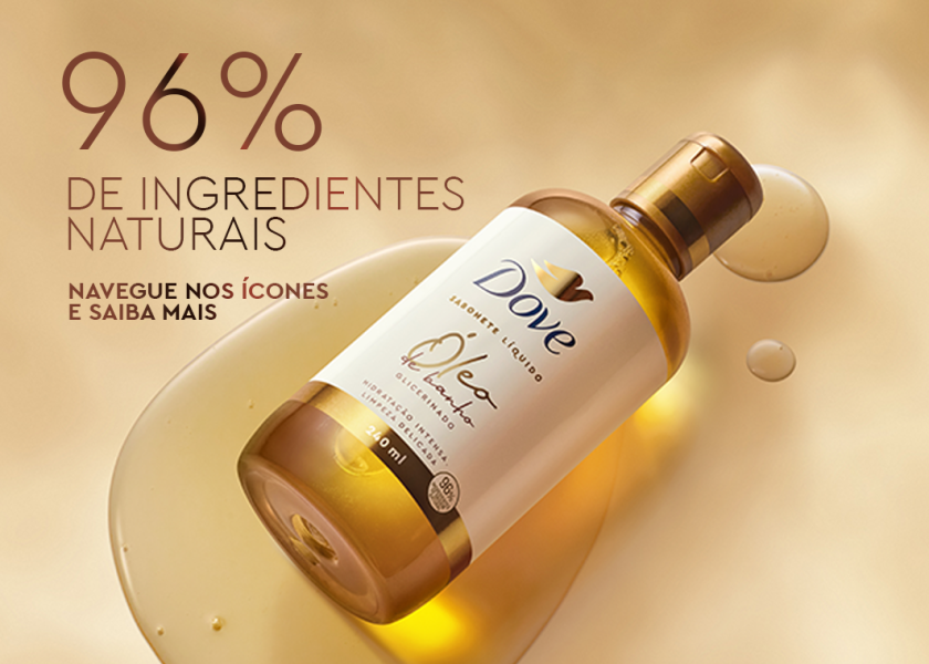 Imagem de Sabonete Liquido Óleo de Banho Dove Glicerina Squeeze 240ml