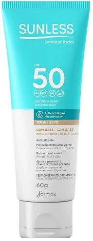 Imagem de 'Protetor Solar Sunless Toque Seco FPS 50 Bege Claro 60g