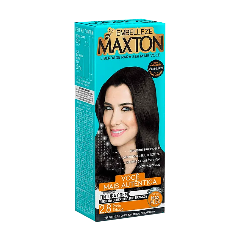 Imagem de Tintura Maxton 2.8 Preto Tabaco