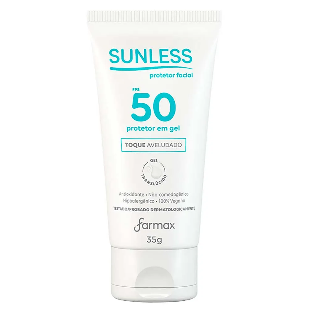Imagem de Protetor Solar Sunless FPS 50 Gel Translucido 35g