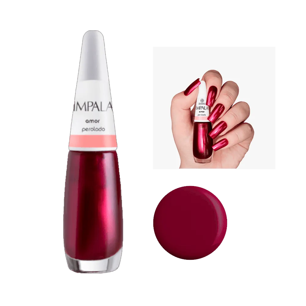 Imagem de Esmalte Impala Amor Perolado 7,5ml