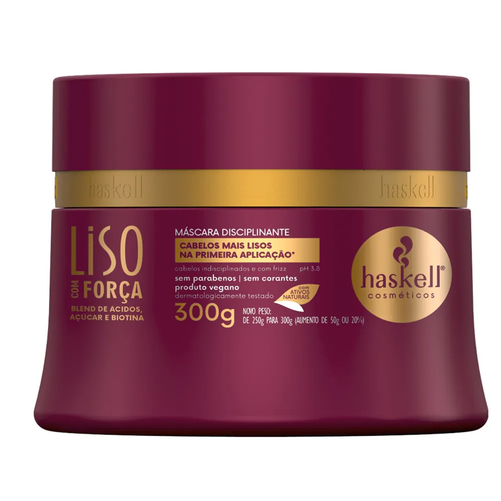 Imagem de Máscara Capilar Haskell Liso com Força 300g