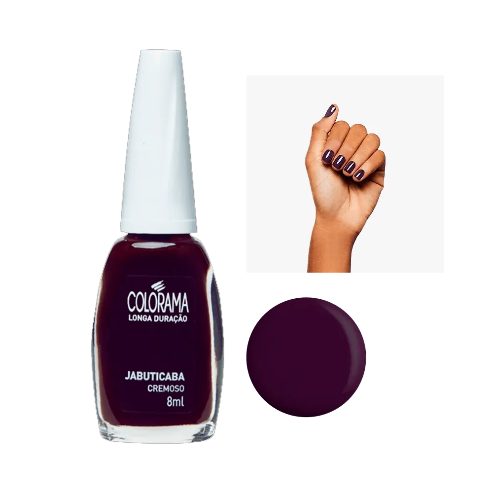 Imagem de Esmalte Colorama Jabuticaba Cremoso 8ml
