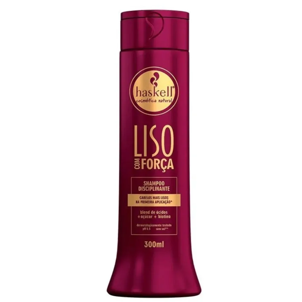 Imagem de Shampoo Haskell Liso com Força 300ml
