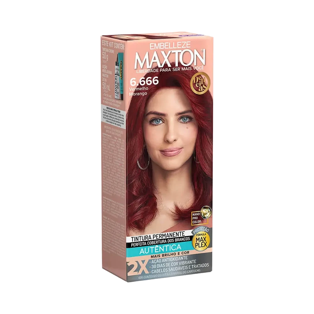 Imagem de Tintura Maxton 06.666 Vermelho Morango