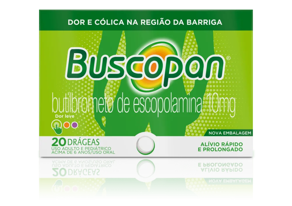 Imagem de Buscopan 10mg com 20 Comprimidos