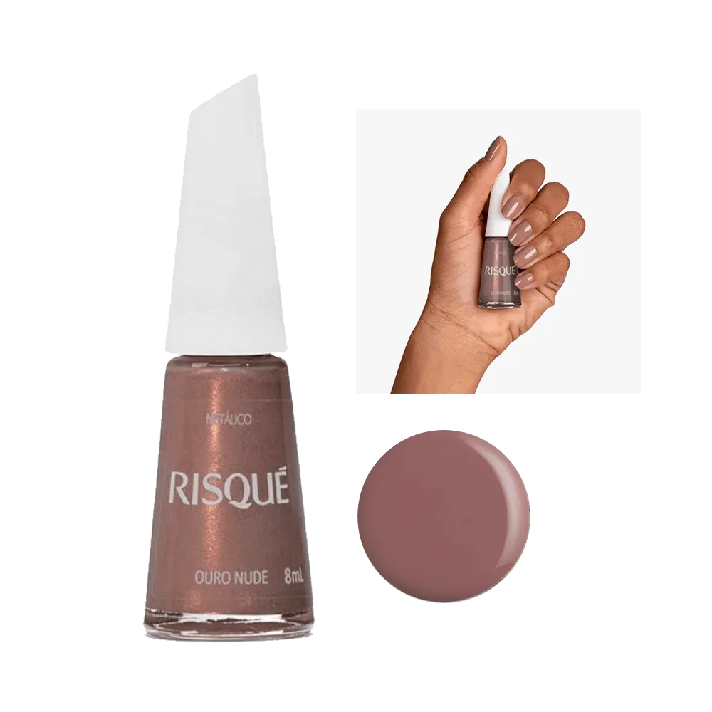 Imagem de Esmalte Risqué Ouro Nude 8ml