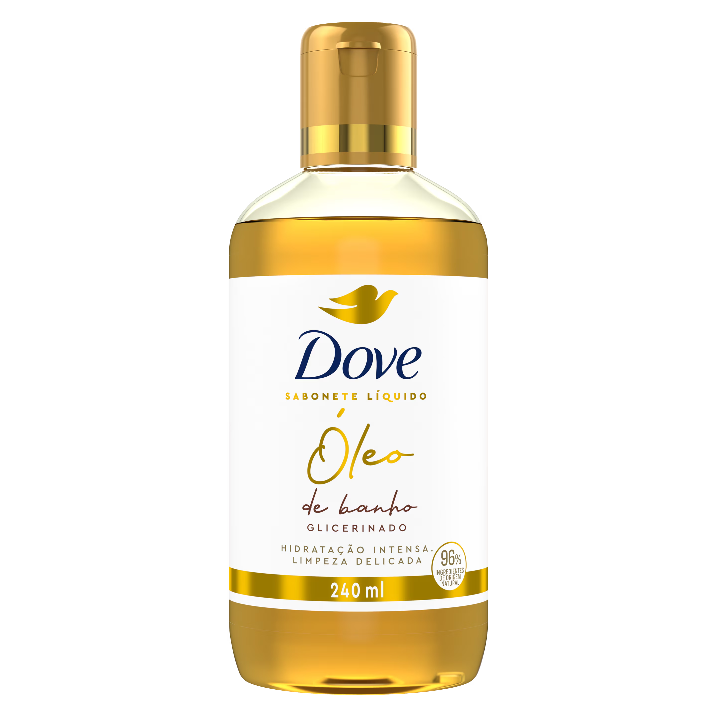 Imagem de Sabonete Liquido Óleo de Banho Dove Glicerina Squeeze 240ml