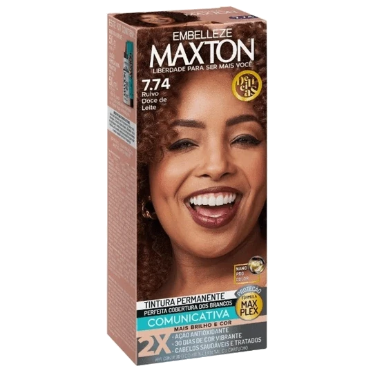 Imagem de Tintura Maxton 07.74 Ruivo Doce de Leite