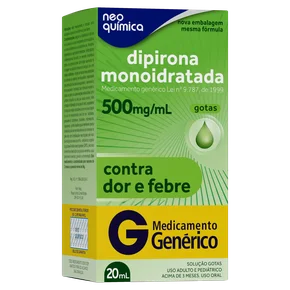 Imagem de Dipirona Gotas 500mg/ml 20ml