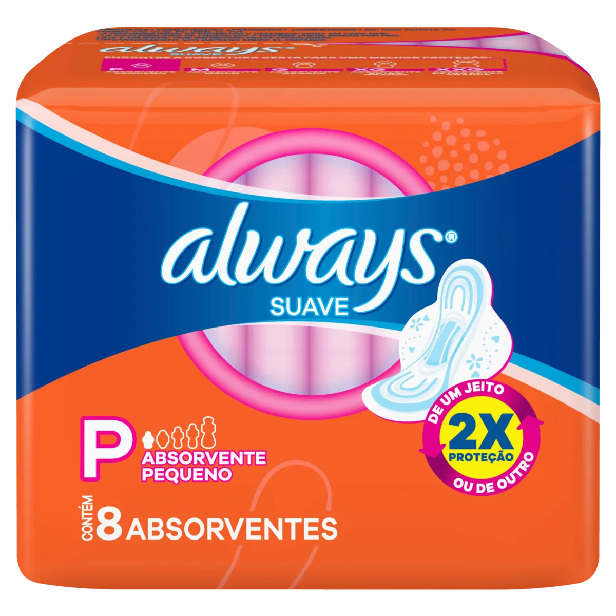Imagem de Absorvente Always Basica Suave com Abas com 8 Unidades