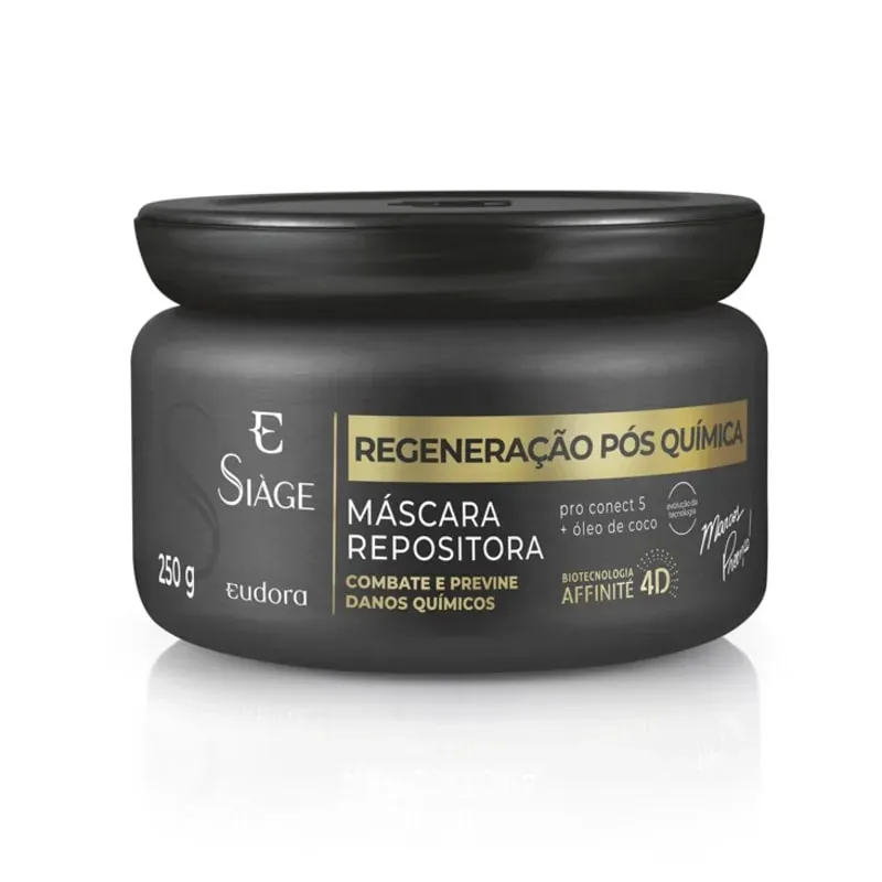Imagem de Máscara Capilar Eudora Siàge Regeneração Pós Quimica v3 250g