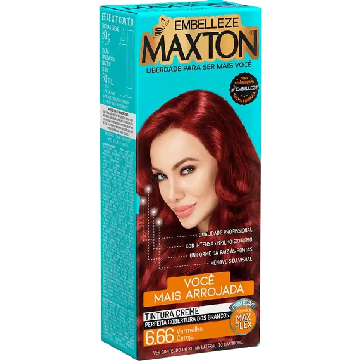 Imagem de Tintura Maxton 6.66 Vermelho Cereja
