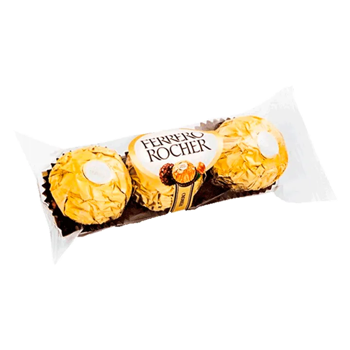 Imagem de Ferrero Rocher com 3 unidades