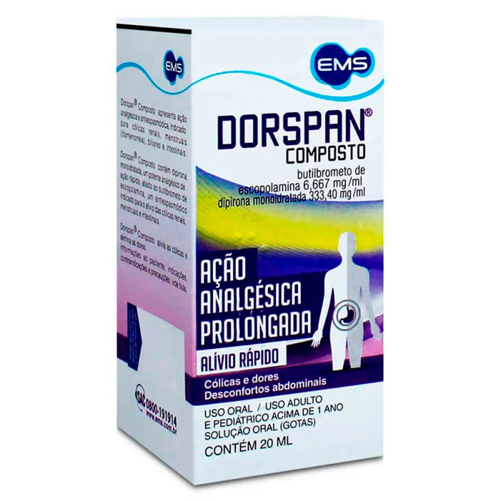 Imagem de Dorspan Composto Gotas 20ml