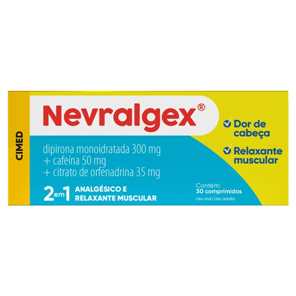 Imagem de Nevralgex com 30 Comprimidos Revestidos